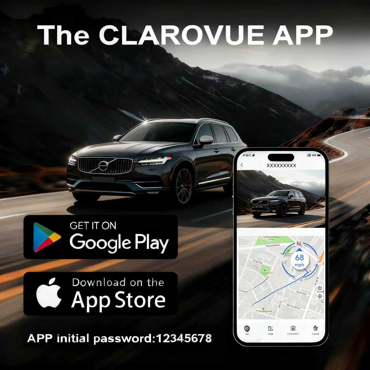 CLAROVUE Integrated Dash Cam For Volvo & Polestar2