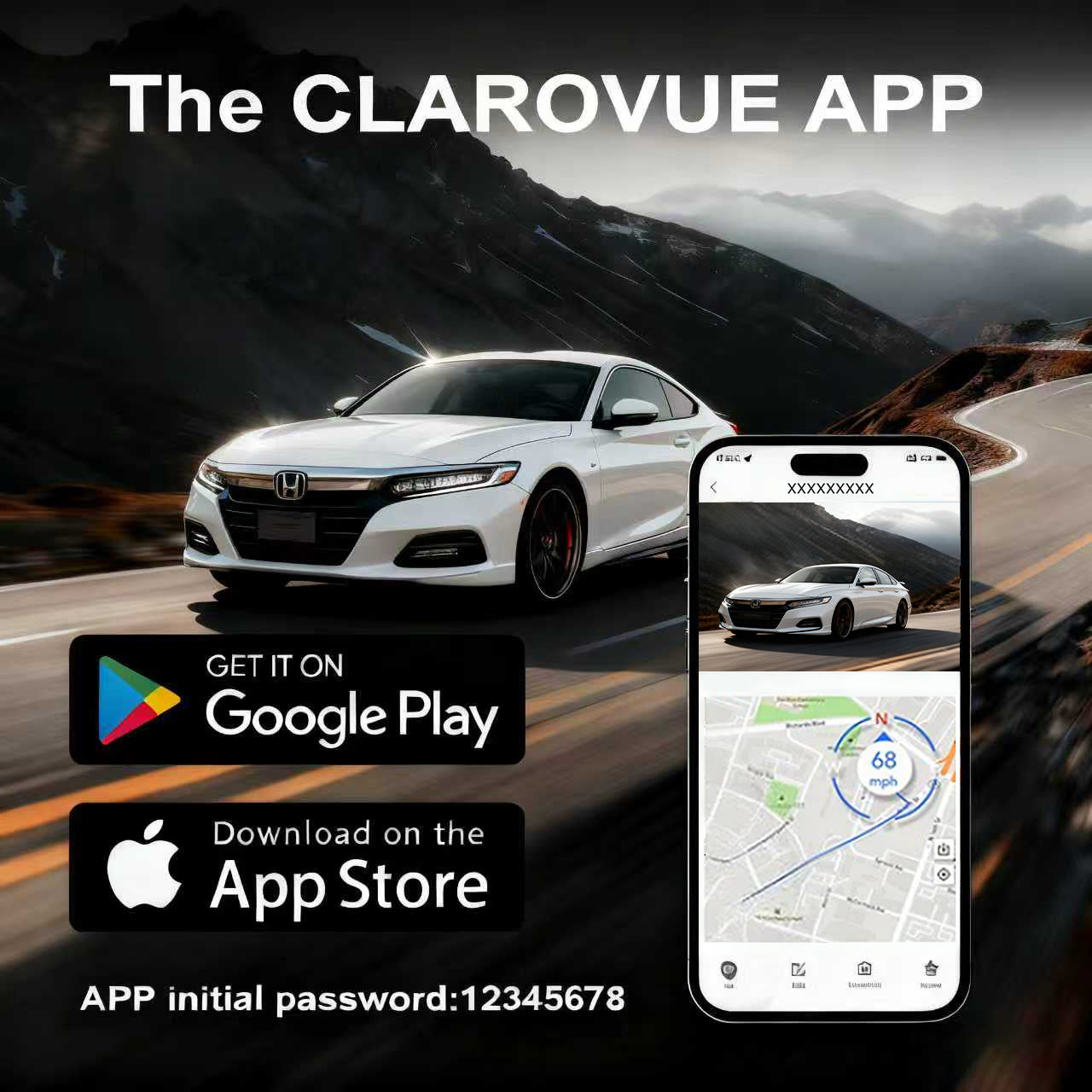 CLAROVUE Integrated Dash Cam for Honda Civic (2022-2025)
