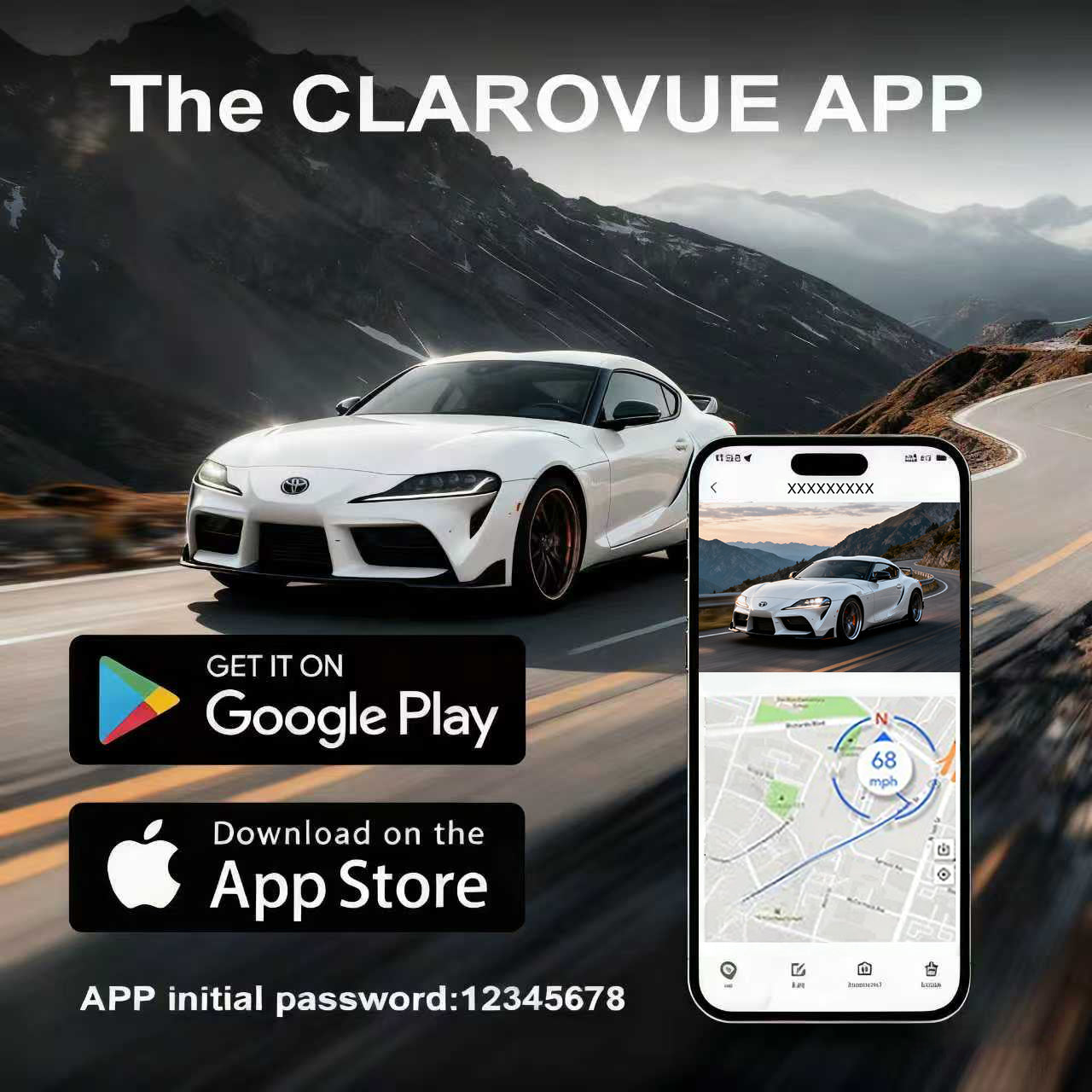 CLAROVUE Integrated Dash Cam for Toyota Tundra (2017-2025)