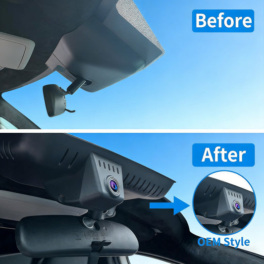 CLAROVUE Integrated 4K Dash Cam for Toyota Tacoma (2024-2026) - Front and Rear Camera CLAROVUE