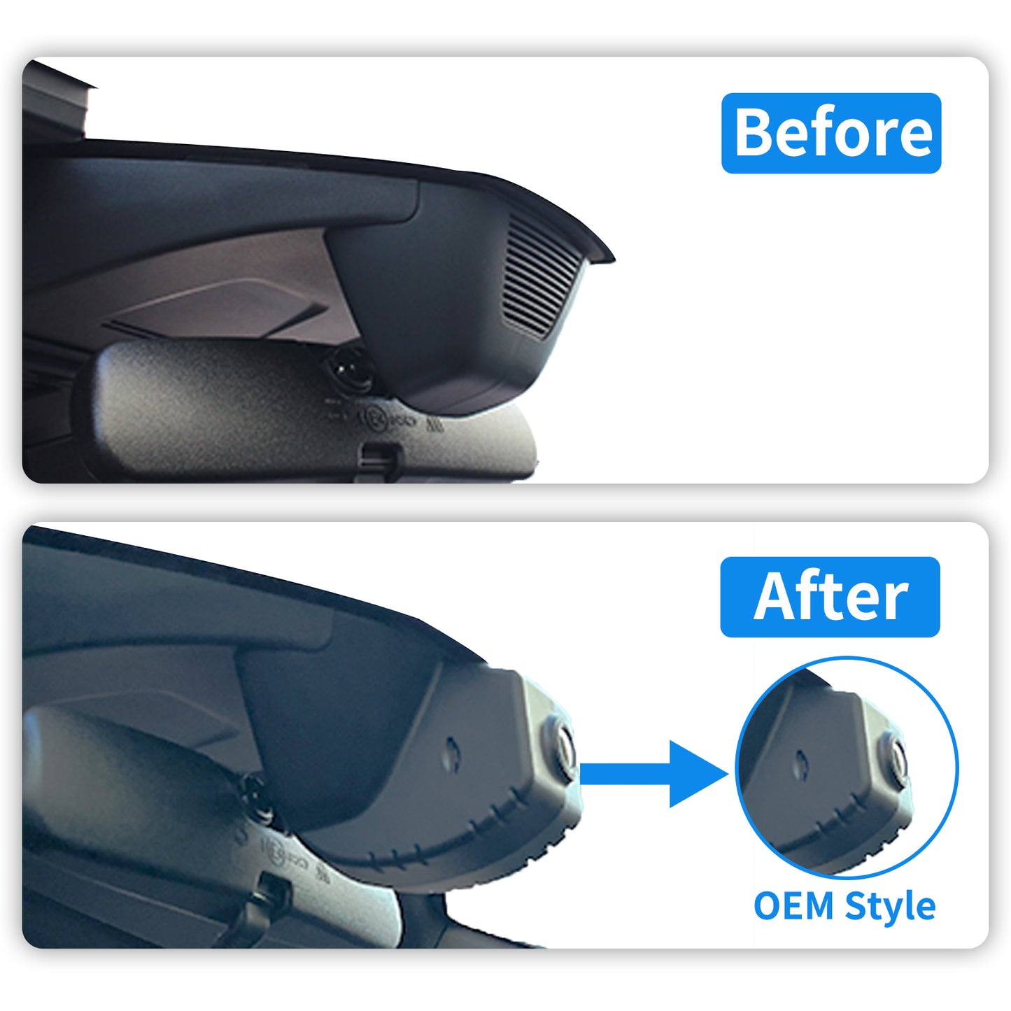 CLAROVUE Integrated Dash Cam For Honda Accord/CR-V/Civic
