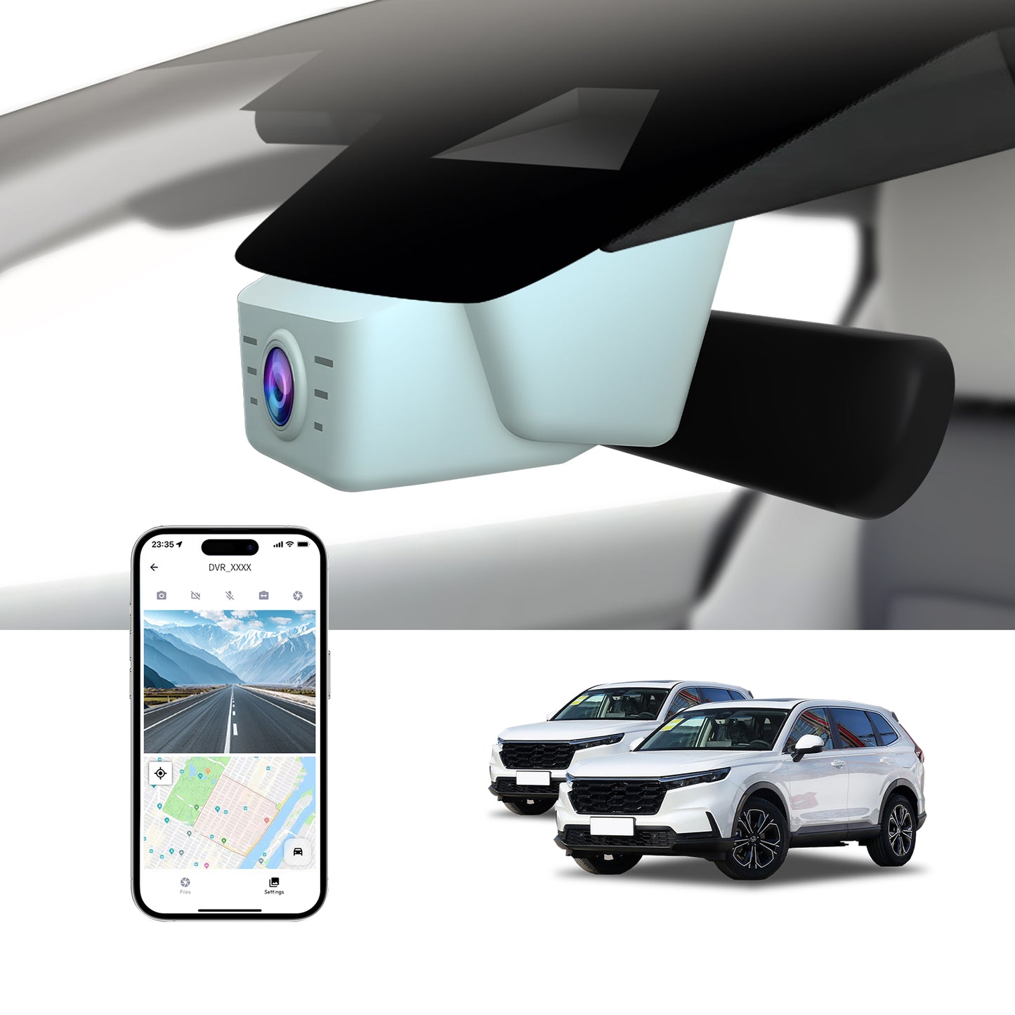 CLAROVUE Integrated Dash Cam for Honda CR-V(2023-2025)