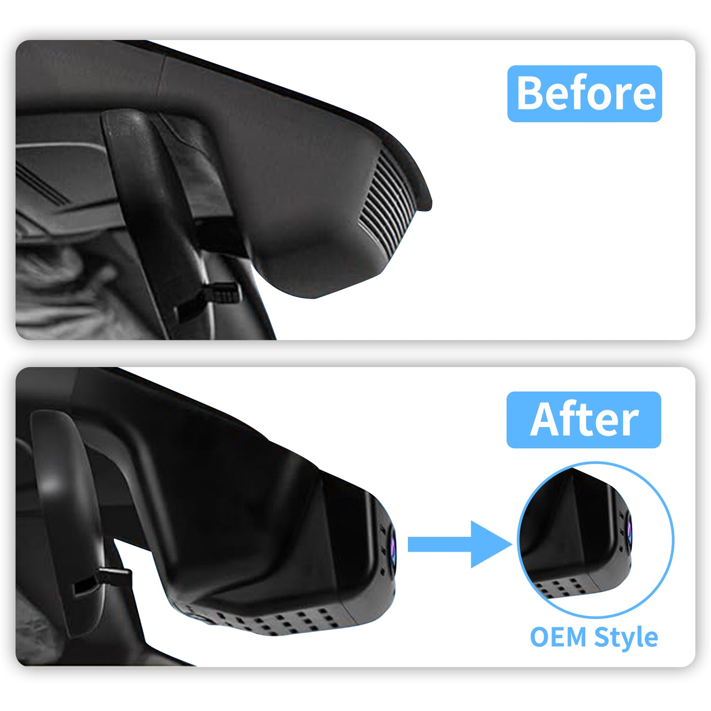 CLAROVUE Integrated Dash Cam For Honda Accord/CR-V/Civic