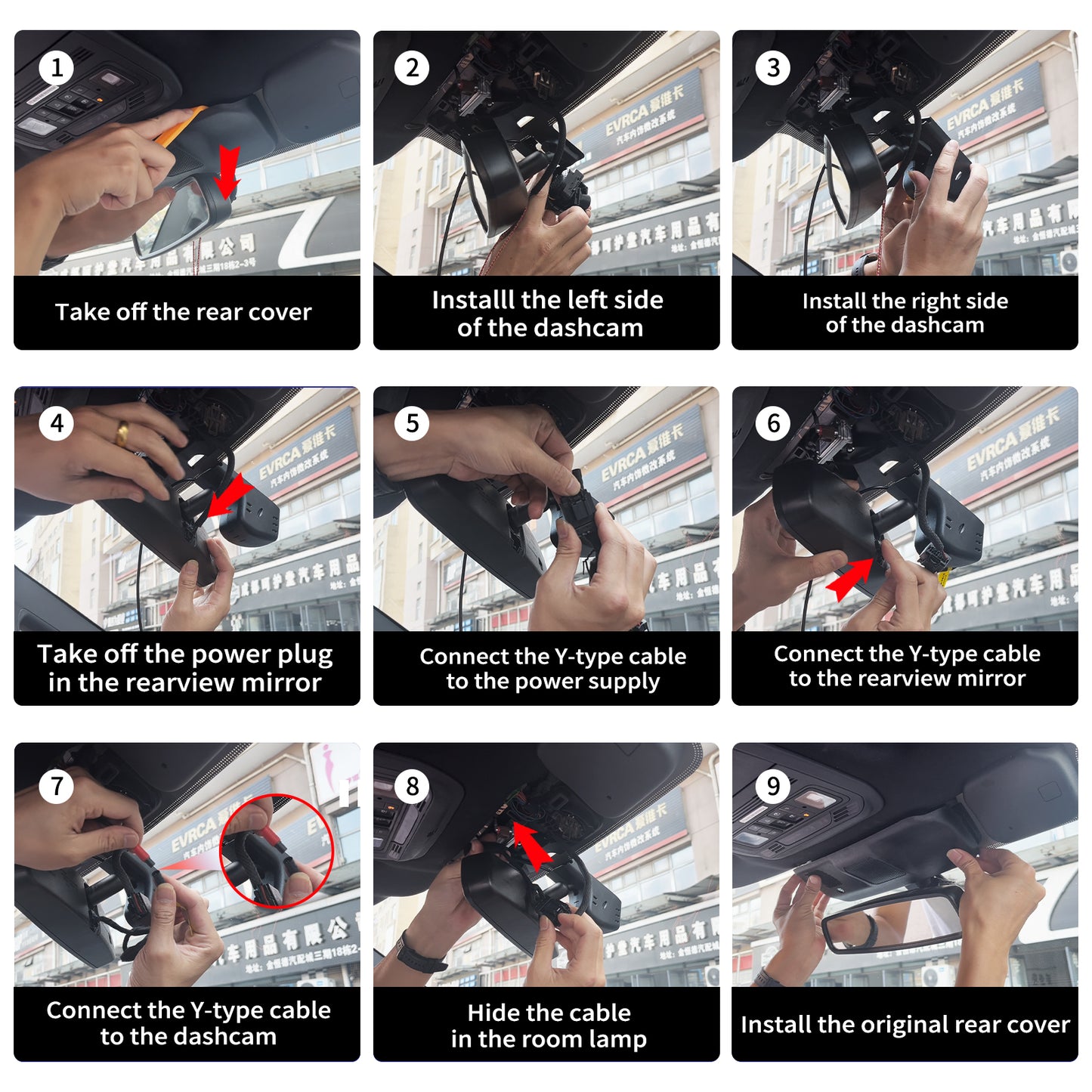 CLAROVUE Integrated Dash Cam for Ford F150/F250/F350 RAPTOR (Model A 2018-2025)