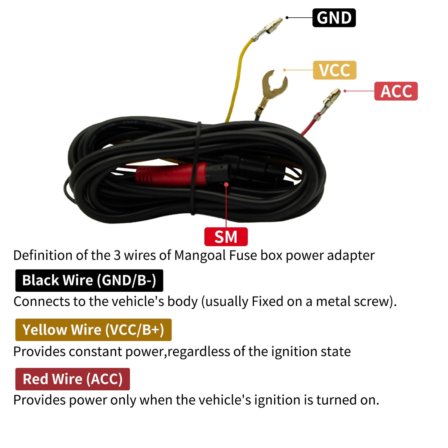 Fuse Box Cable Hardwire kit, 4in1 ATO (Regular), Mini, Micro2, Low-profile mini CLAROVUE