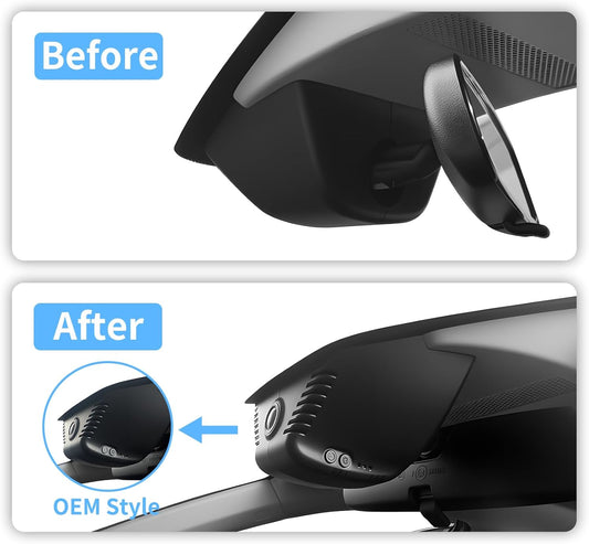 CLAROVUE Integrated 4K Dash Cam for Honda Accord (2023-2025) Front and Rear CLAROVUE