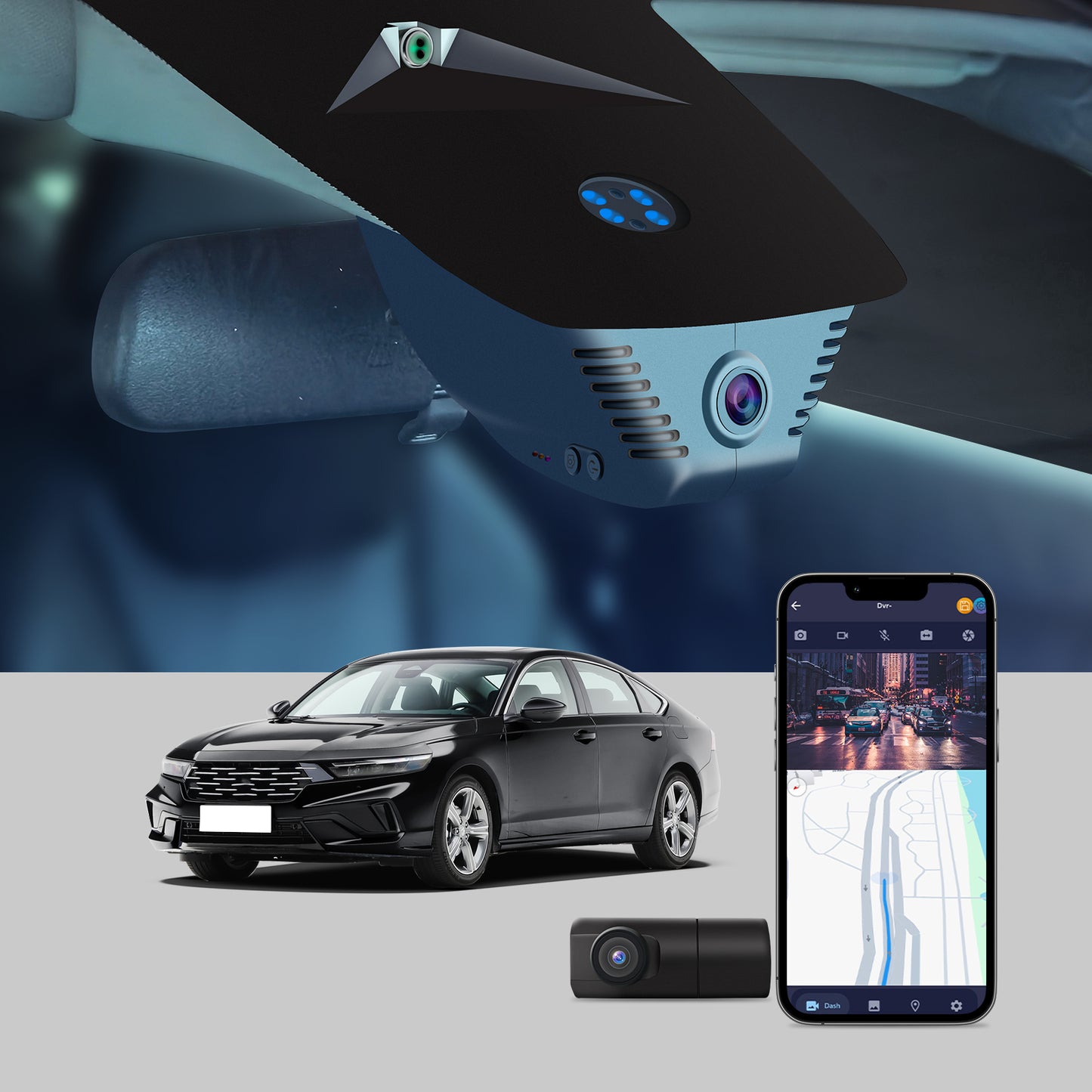 CLAROVUE Integrated Dash Cam for Honda Accord (2023-2025)