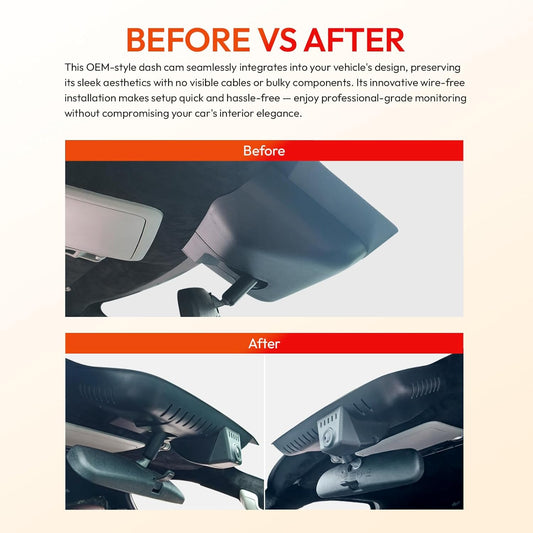 CLAROVUE Integrated Dash Cam for Toyota Tacoma(2024-2025) CLAROVUE