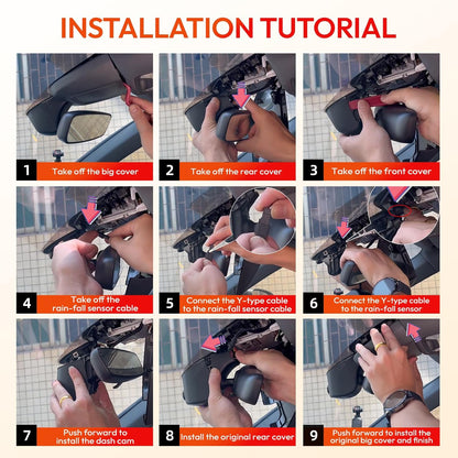 CLAROVUE Integrated Dash Cam for Audi  A4 A3 A5 A6 Q5 S4 S6 Q7 A8 Q8 S8 TT A7 S5 Q3 e-tron (Model A) CLAROVUE