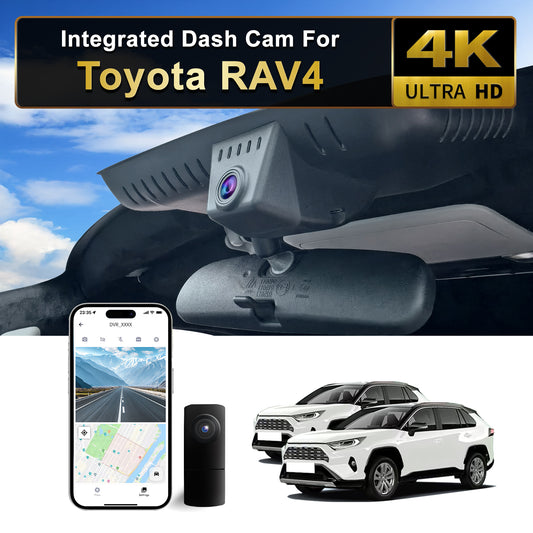 CLAROVUE Integrated Dash Cam for Toyota RAV4 (2019-2025)
