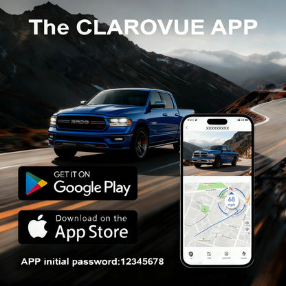CLAROVUE Integrated Dash Cam for Dodge RAM 1500 (2019-2024)