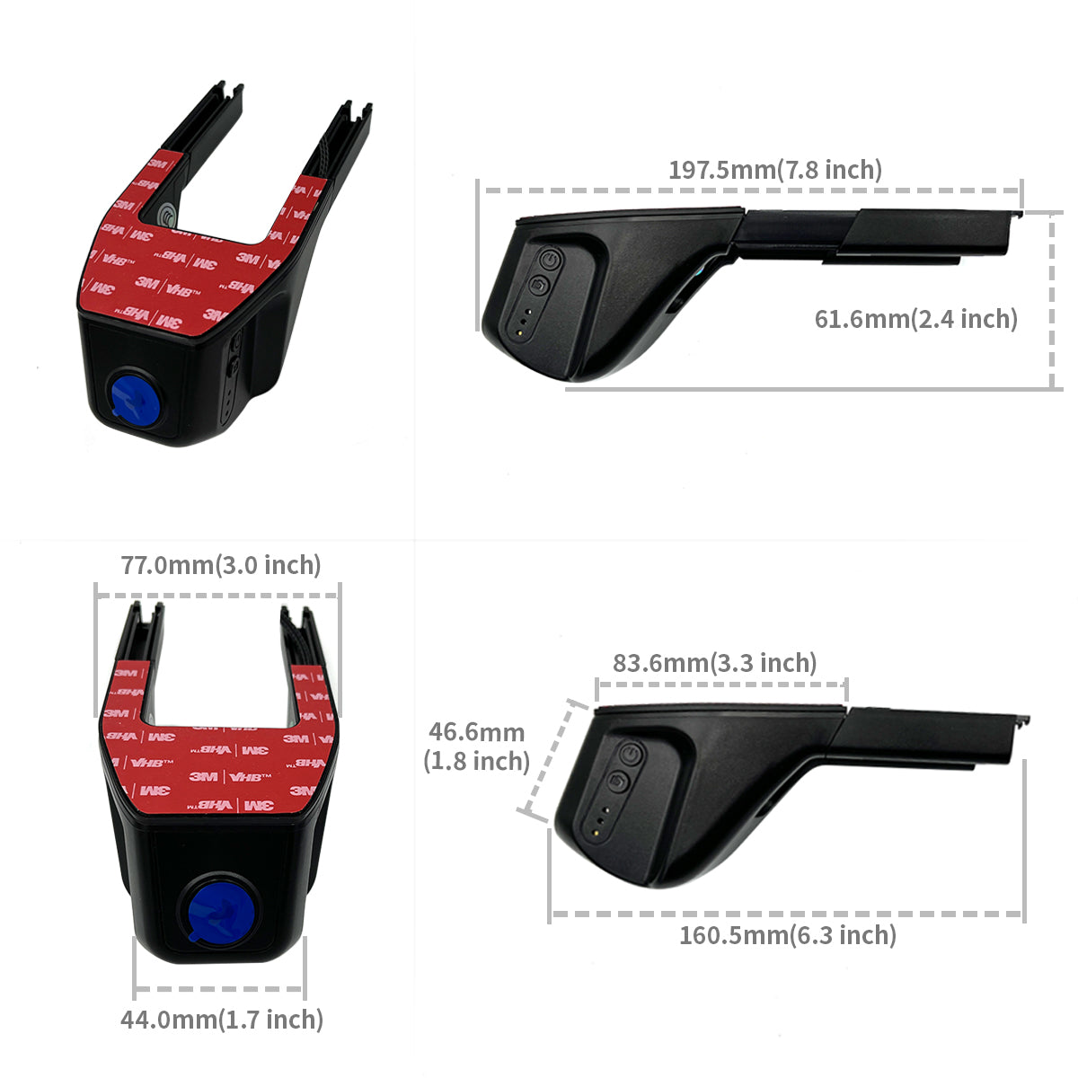 CLAROVUE All-in-One Universal Dash Cam CLAROVUE