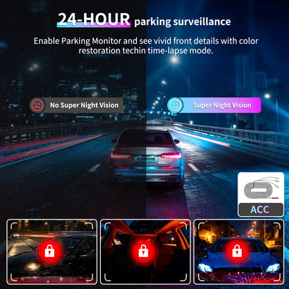 CLAROVUE Integrated 4K Dash Cam for Honda Civic (2022-2025) Front and Rear CLAROVUE