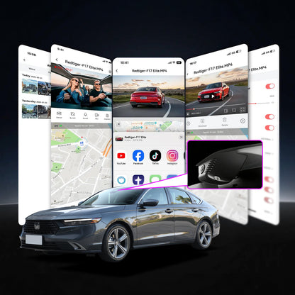 CLAROVUE Integrated 4K Dash Cam for Honda Civic (2022-2026) Front and Rear