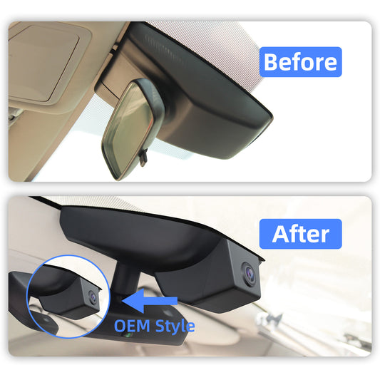 CLAROVUE Integrated Dash Cam for Toyota Corolla (2019-2025)