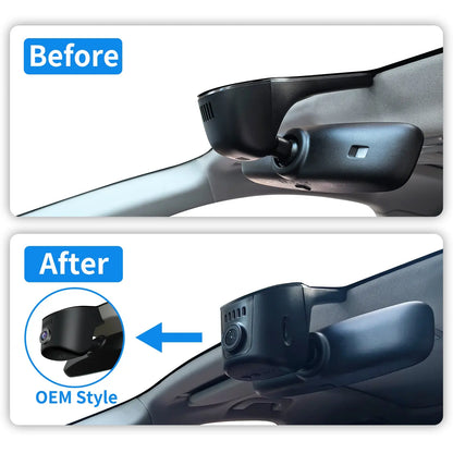 CLAROVUE Integrated Dash Cam for Audi  A4 A3 A5 A6 Q5 S4 S6 Q7 A8 Q8 S8 TT A7 S5 Q3 e-tron (Model A)