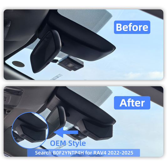 CLAROVUE Integrated Dash Cam for Toyota RAV4 (2019-2025)