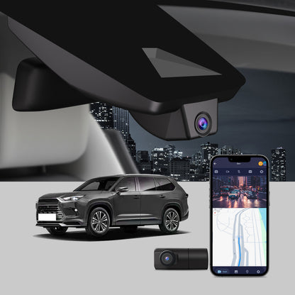CLAROVUE Integrated Dash Cam for Toyota Grand Highlander (2024-2025)