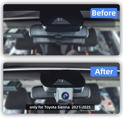 CLAROVUE Integrated Dash Cam for Toyota Sienna (2021-2025)