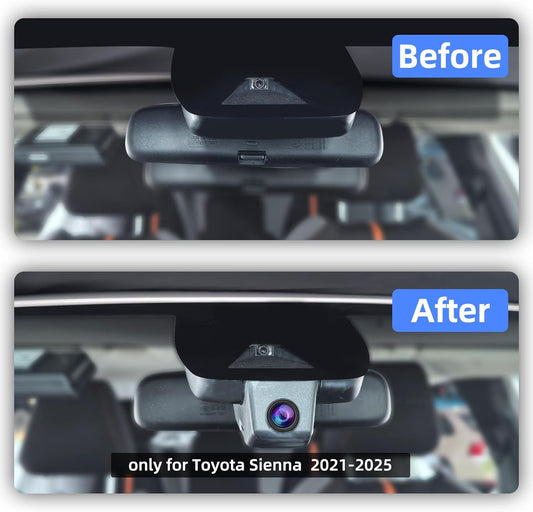 CLAROVUE Integrated Dash Cam for Toyota Sienna (2021-2025)