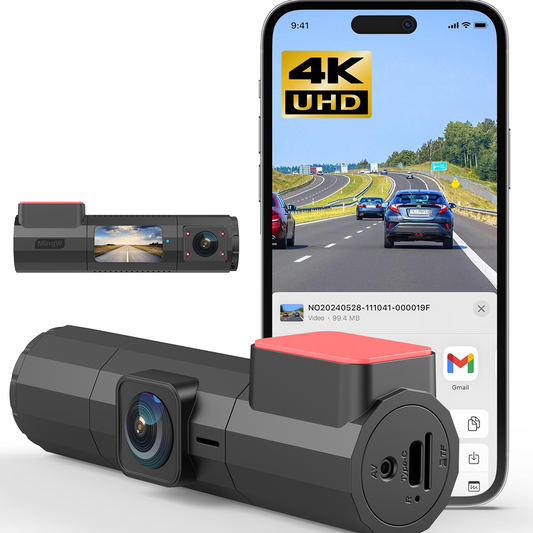 CLAROVUE 4K Three-Channel Dash Cam CLAROVUE