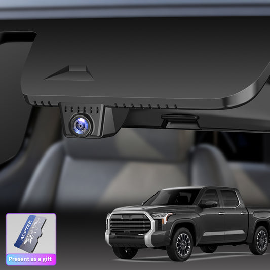 CLAROVUE Integrated 4k Dash Cam for Toyota Tundra & Sequoia (2017-2026) Front and Rear